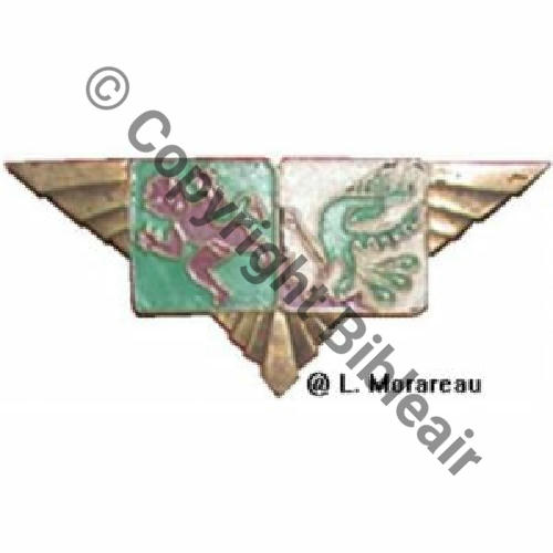 596 GMA 596 EO.596 + EC.2.596 SM Bol Dos lisse Grave GMA 596 1940.1941 LAOS No36 Src.L.MORAREAU 